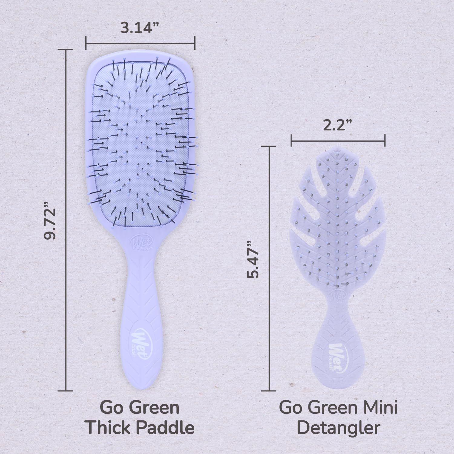 Wet Brush Go Green utilisation quotidienne sur cheveux humides