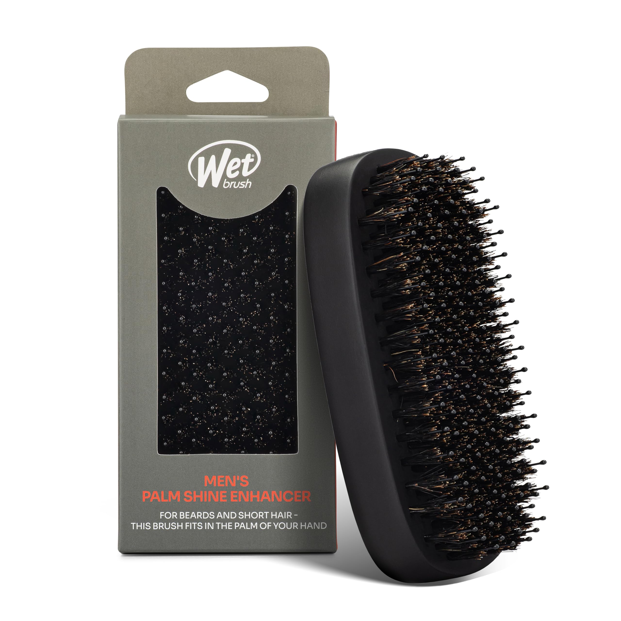 Wet Brush Shine Enhancer main dans la paume pour démêlage sans douleur et douceur
