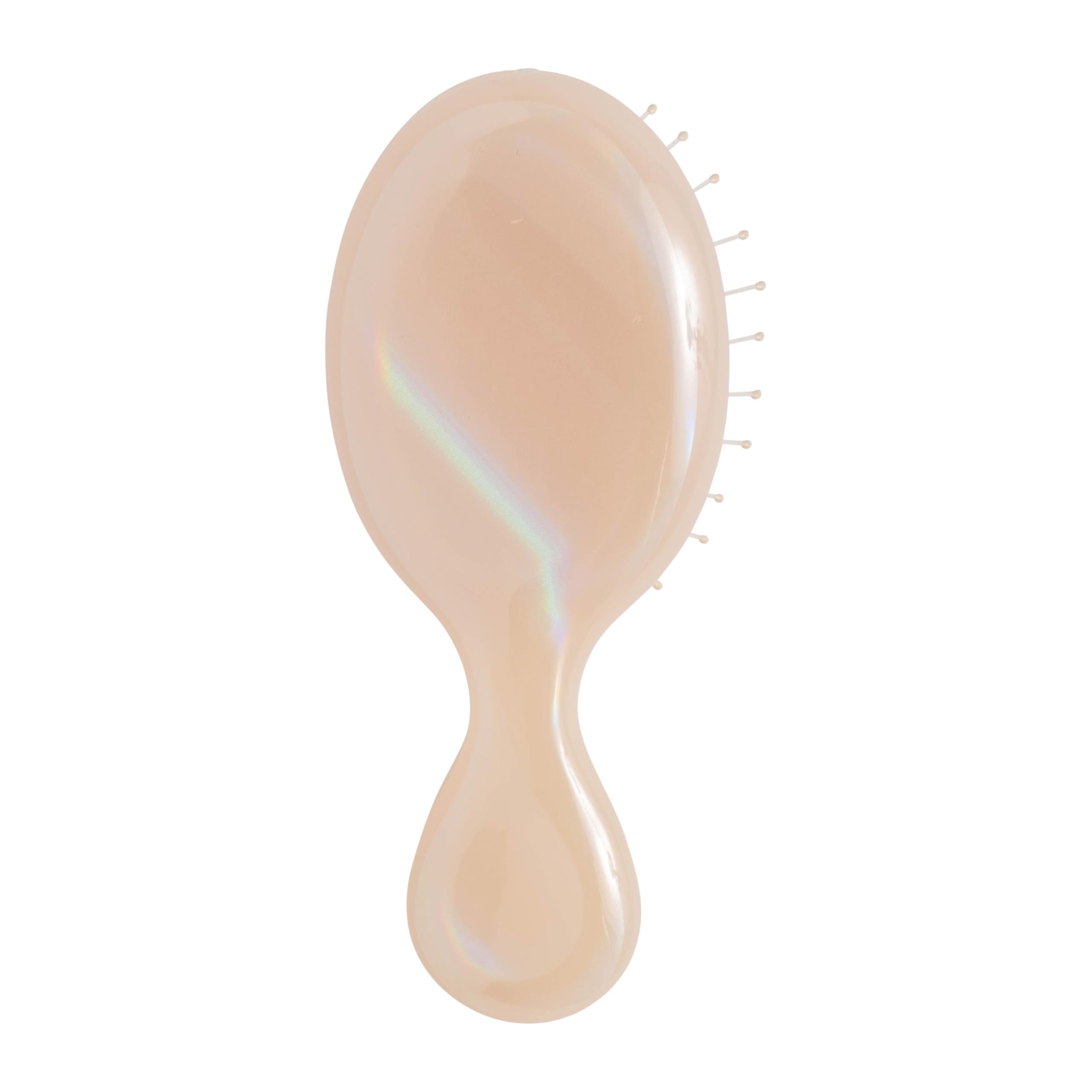 Wet Brush Mini Démêlant – icône iridescente, démêlage en douceur sur cheveux mouillés.