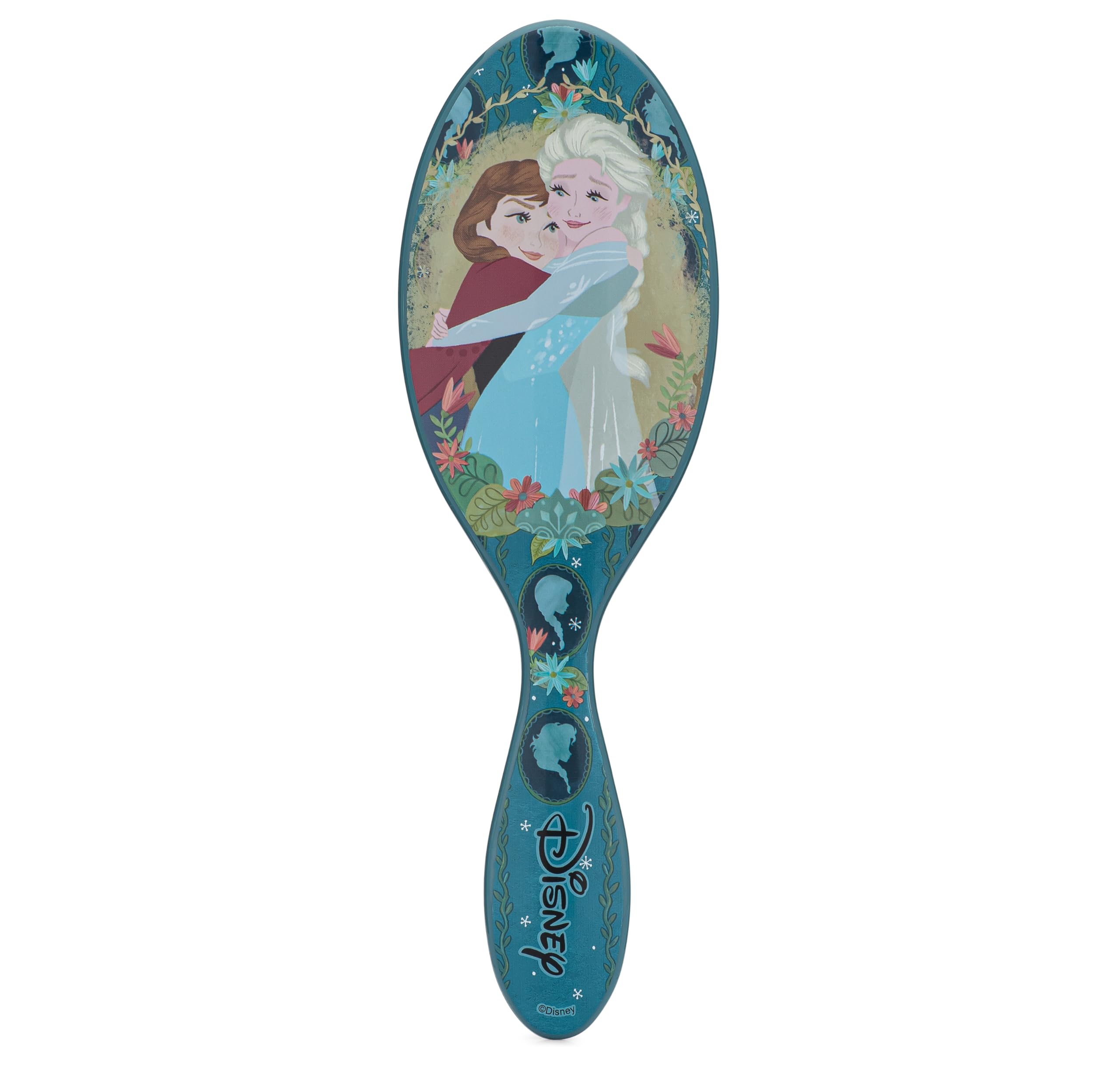 Wet Brush Original Detangler Anna & Elsa, brosse démêlage en douceur sur cheveux mouillés.