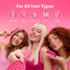 Wet Brush Original Detangler Coast Charm, soies IntelliFlex, glisse fluide pour cheveux sans casse.