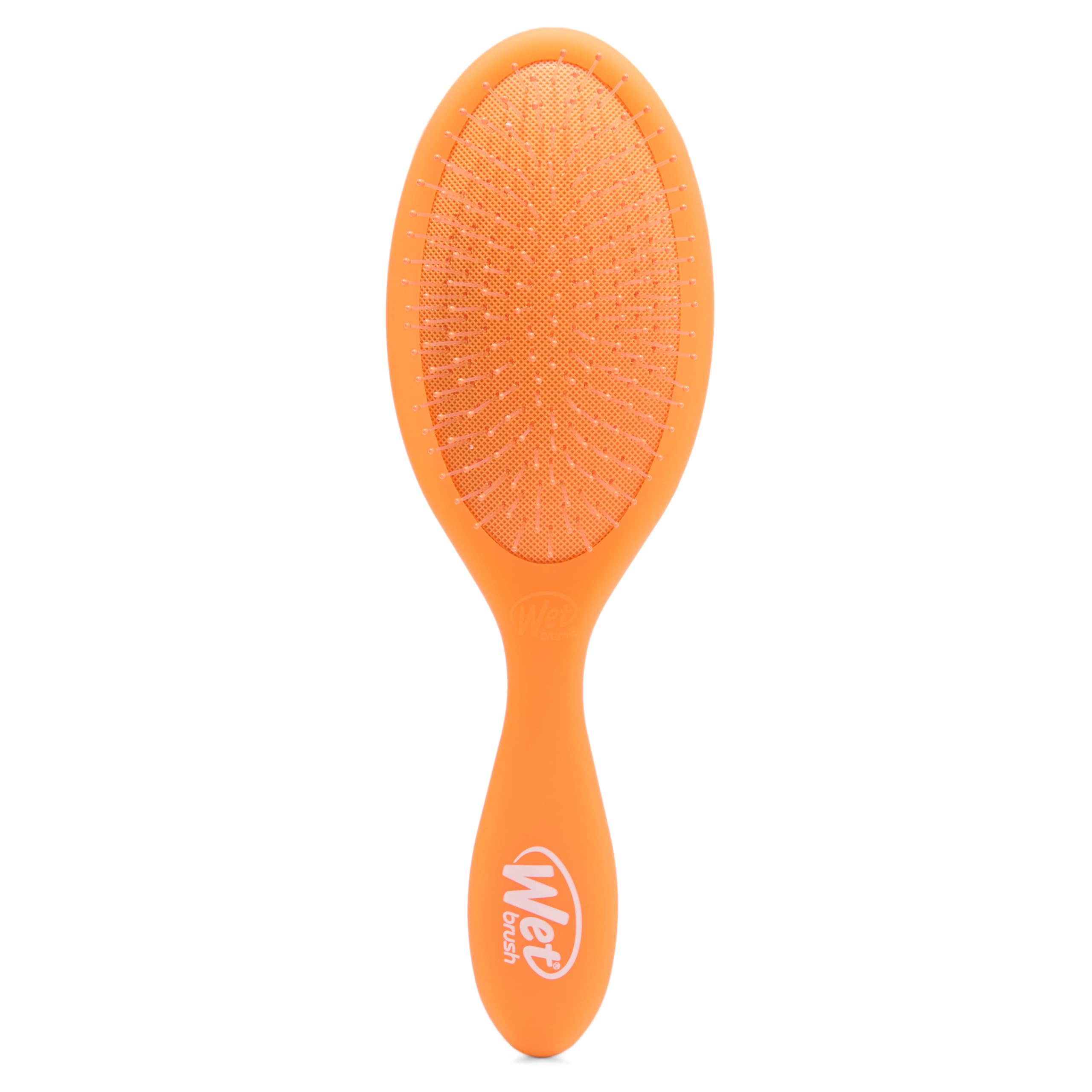 Wet Brush Original Detangler Orange Crush, poignee ergonomique facilitant le démêlage en douceur