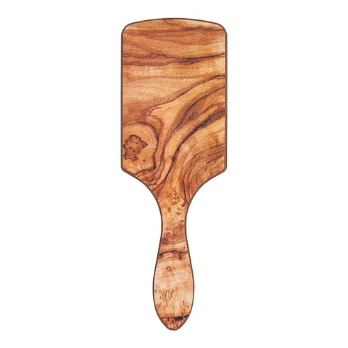 Brosse Wet Brush Paddle huile d’argan infusée pour brillance naturelle et douceur.