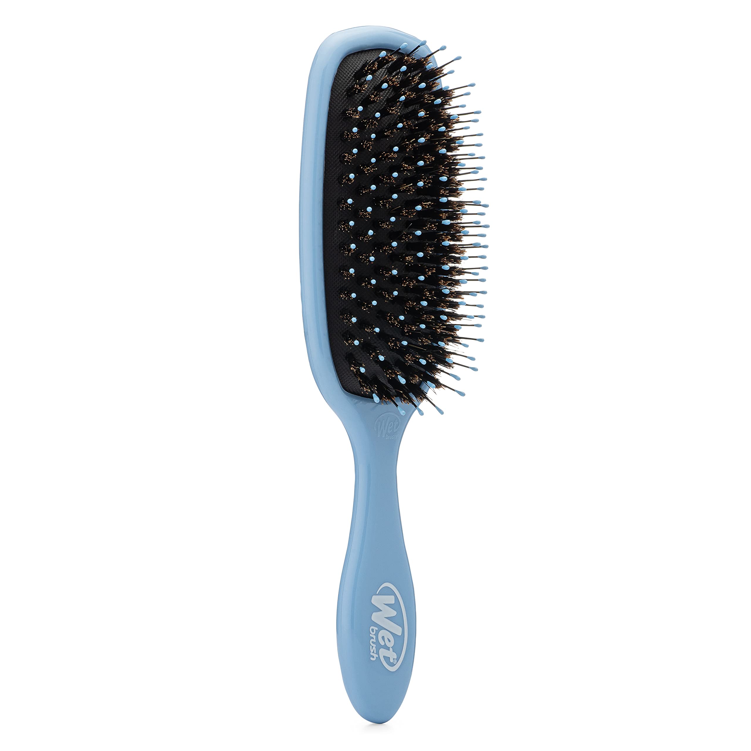 Wet Brush poils naturels de porc répartissent les huiles pour brillance.