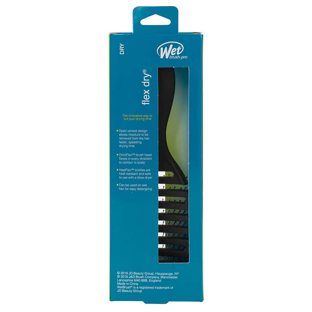 Wet Brush Pro Flex Dry déployant ses poils adaptés pour cheveux secs
