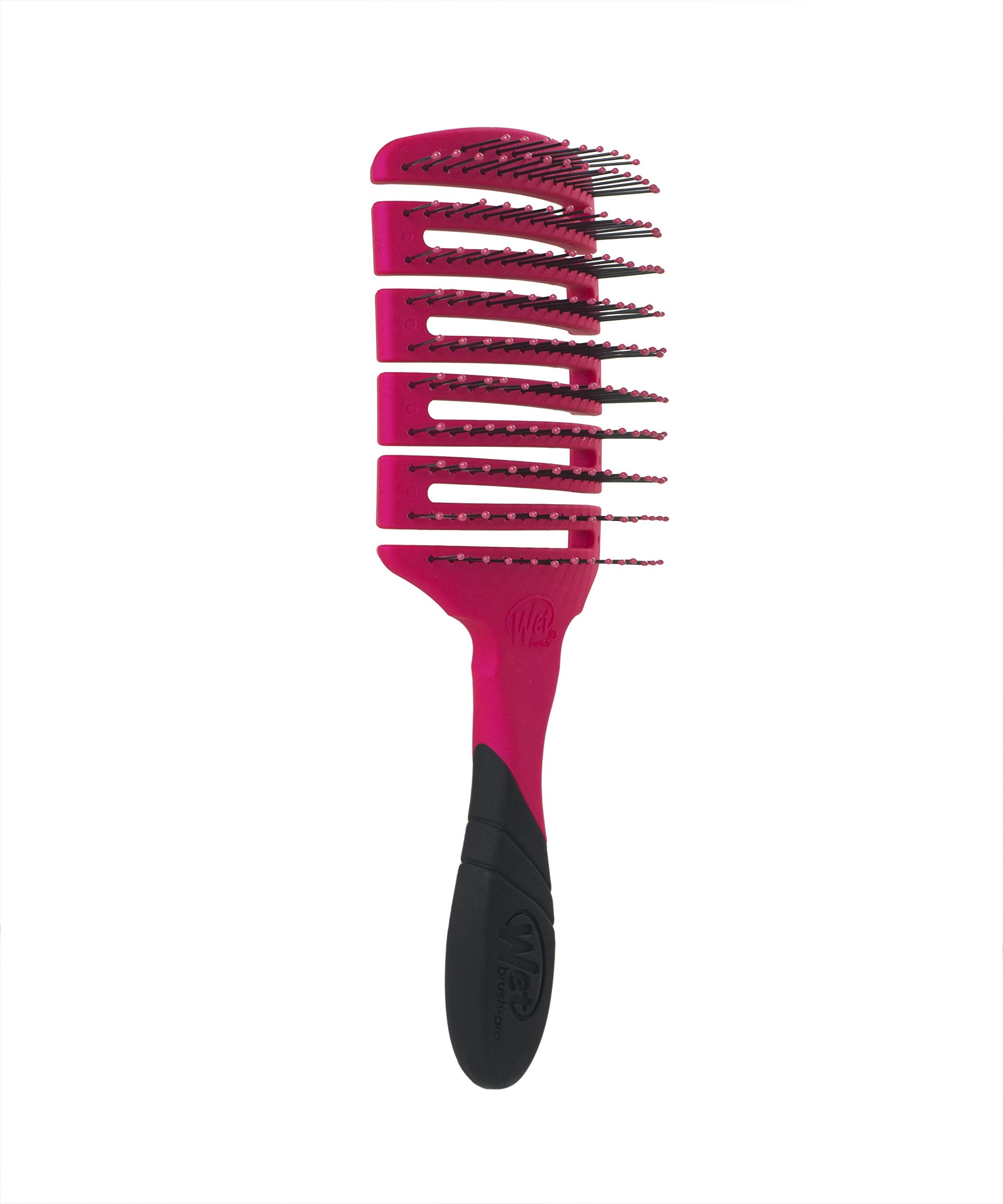 Wet Brush Pro Flex Dry Paddle Pink, idéal pour extensions et perruques sans tirer