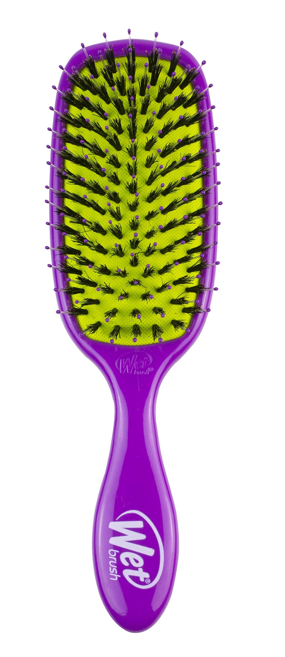 Wet Brush Shine Enhancer: brosse violet, démêlage doux pour tous types de cheveux.