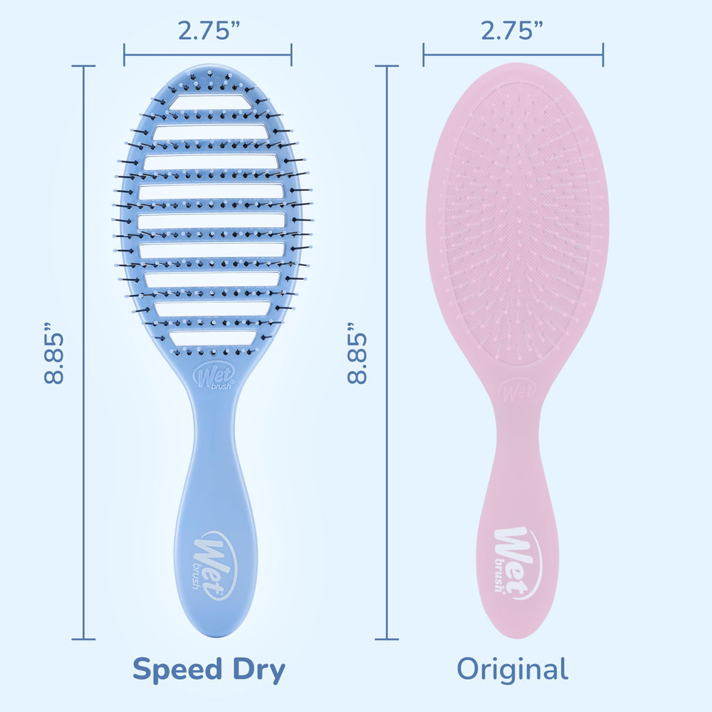 Wet Brush Speed Dry permet un séchage plus rapide grâce au design ventilé.