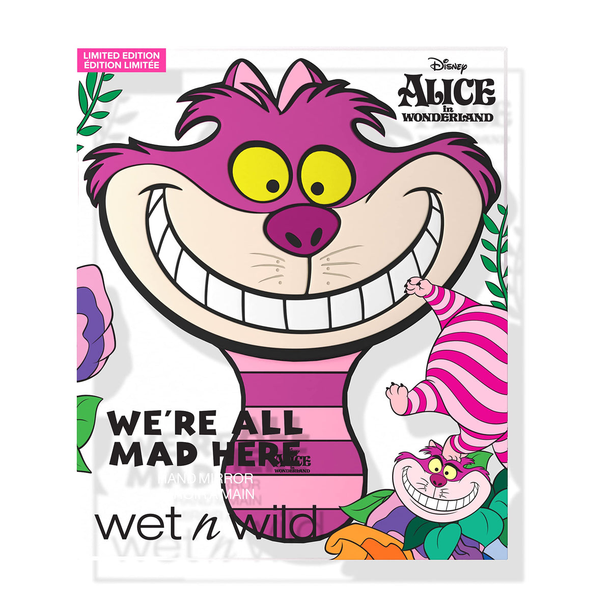 Miroir de poche Wet n Wild Alice dans le monde, poignée confort pour une prise en main agréable