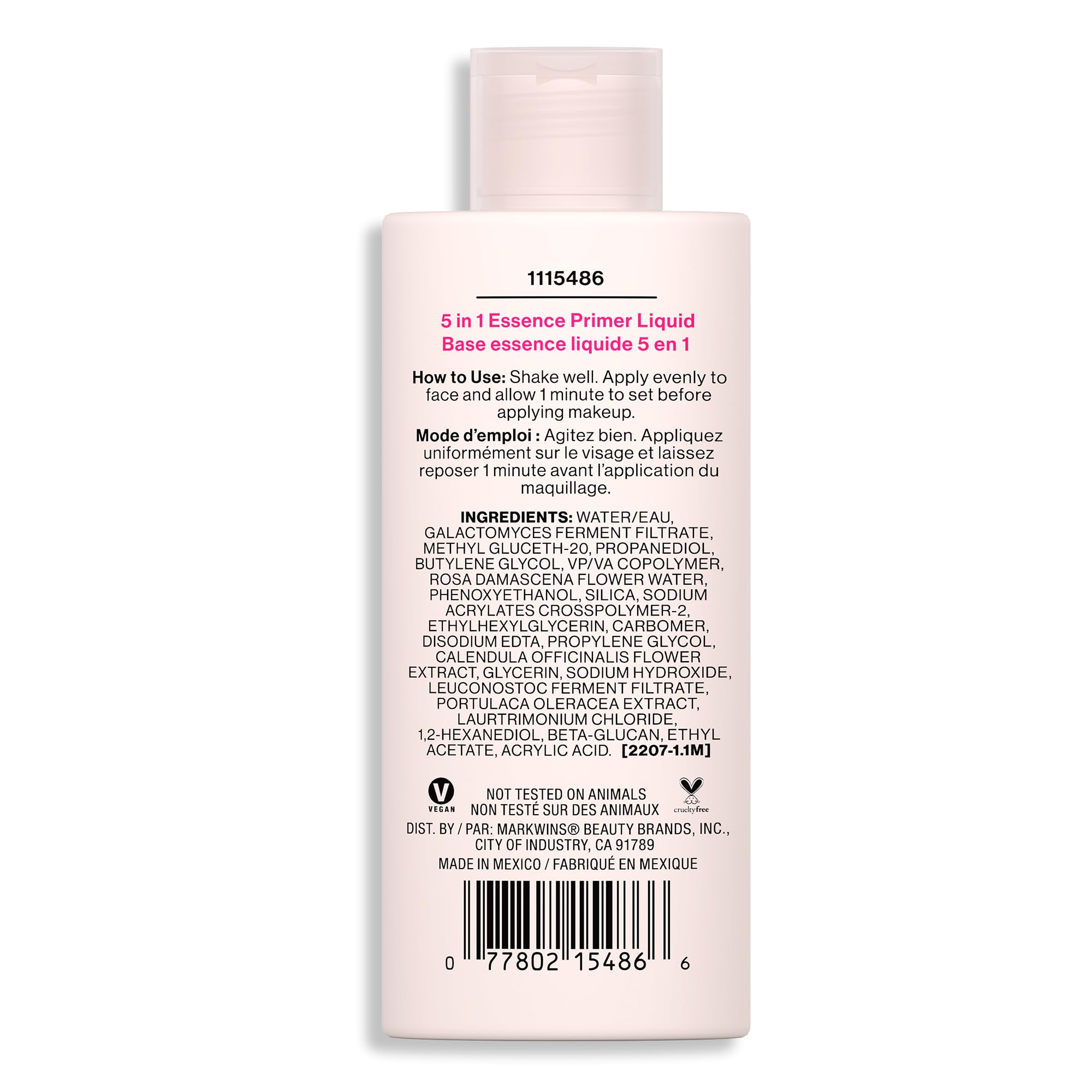 wet n wild base essence 5-en-1, usage quotidien avant maquillage.