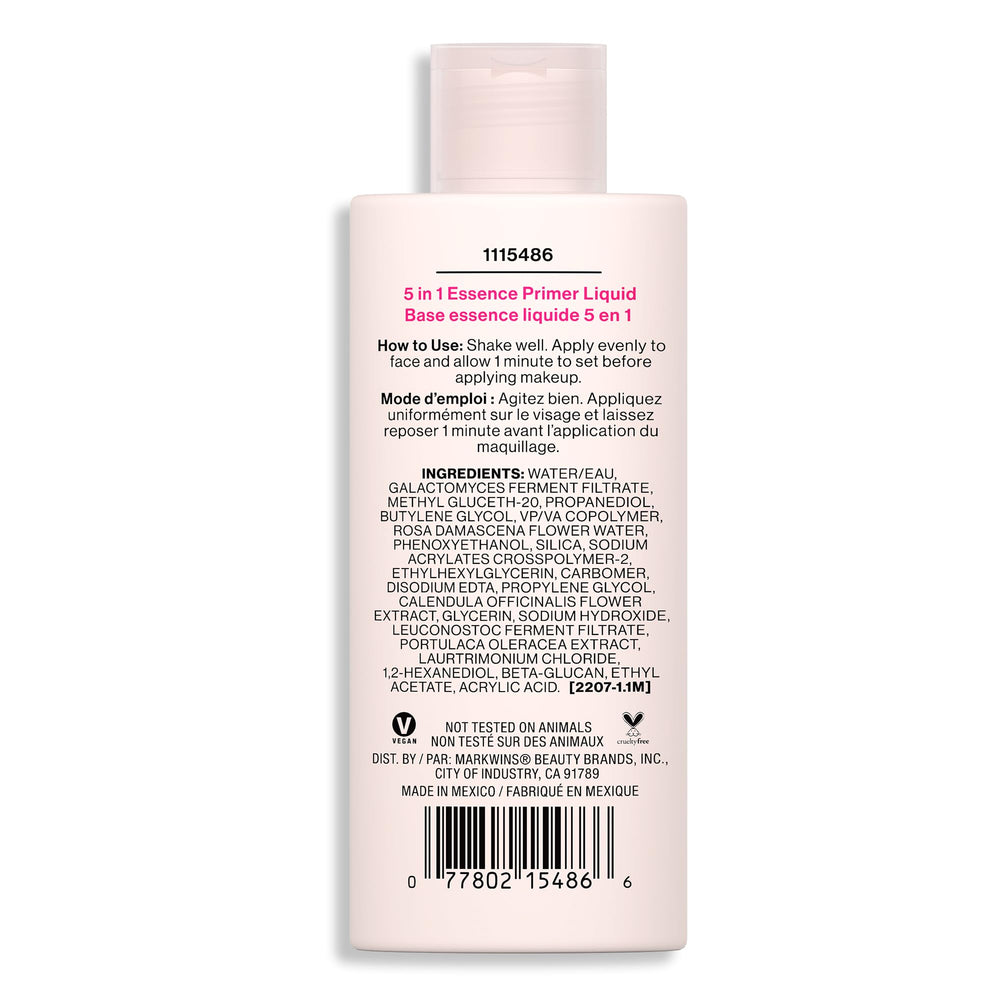 wet n wild base essence 5-en-1, usage quotidien avant maquillage.