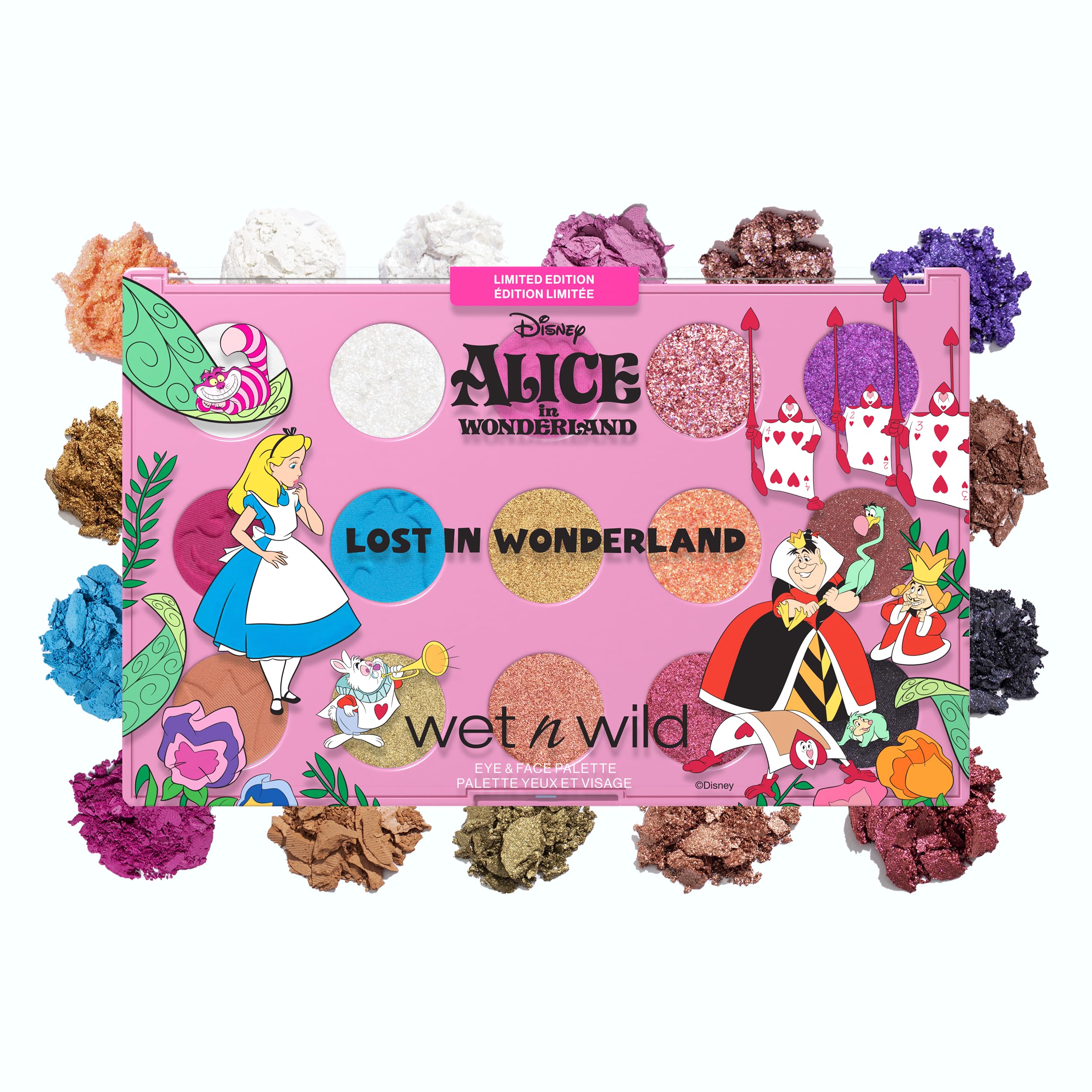 wet n wild Lost In Wonderland palette ensemble pour looks variés et créatifs.