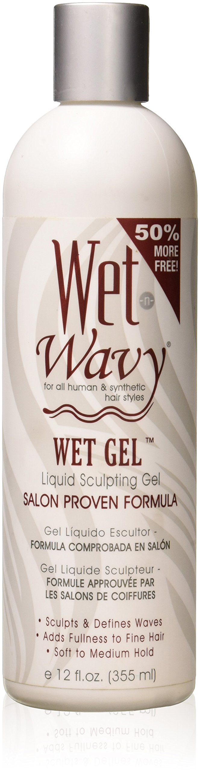 Wet-n-Wild Wet Gel : bouteille prête pour le coiffage des vagues.