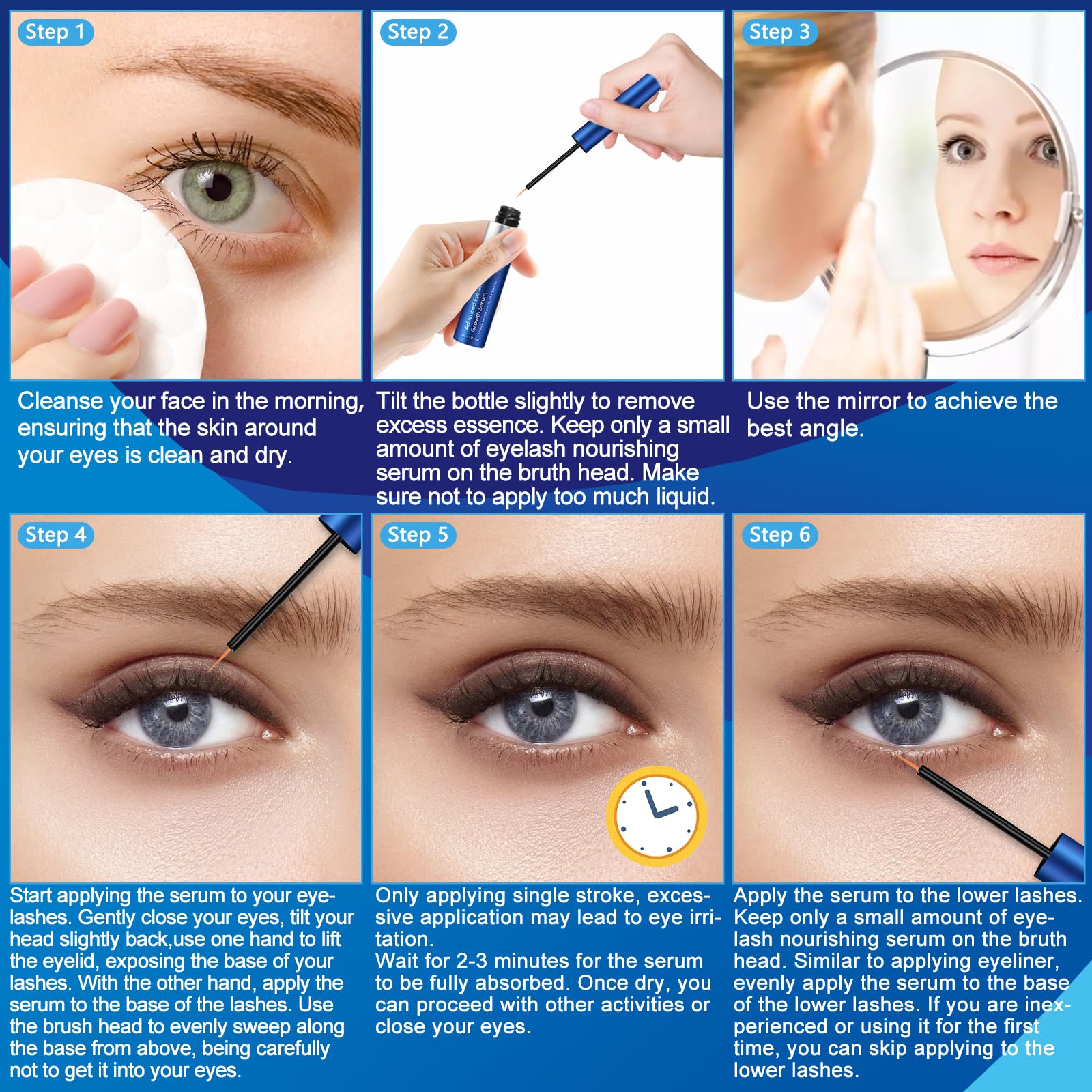 Brosse précise WeWell facilite l’application du sérum sur les cils.