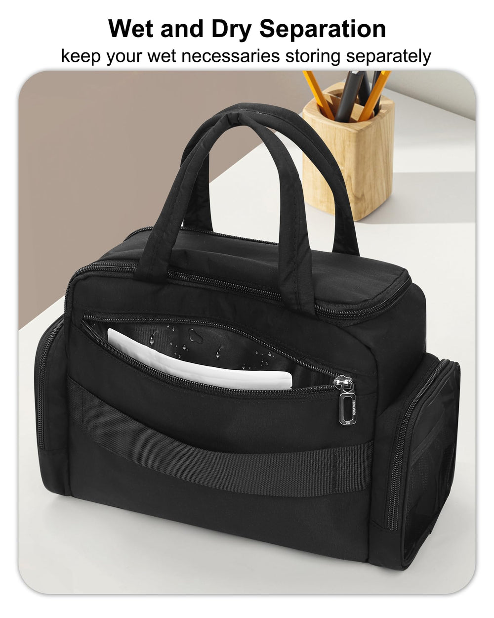 WGEAR compartiment pinceaux dédié pour rangement rapide en extérieur