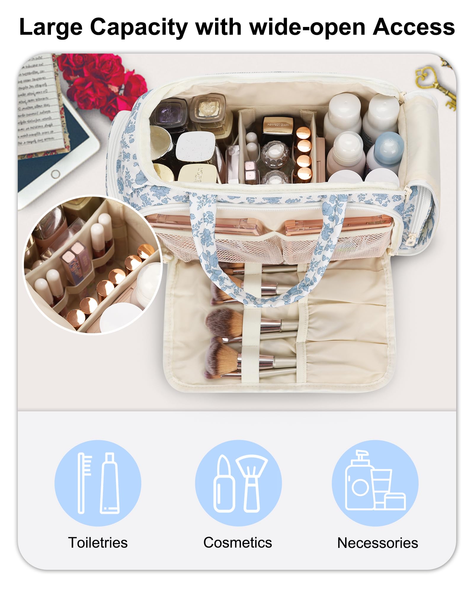 Ouverture complète de la trousse WGEAR pour accéder rapidement aux articles