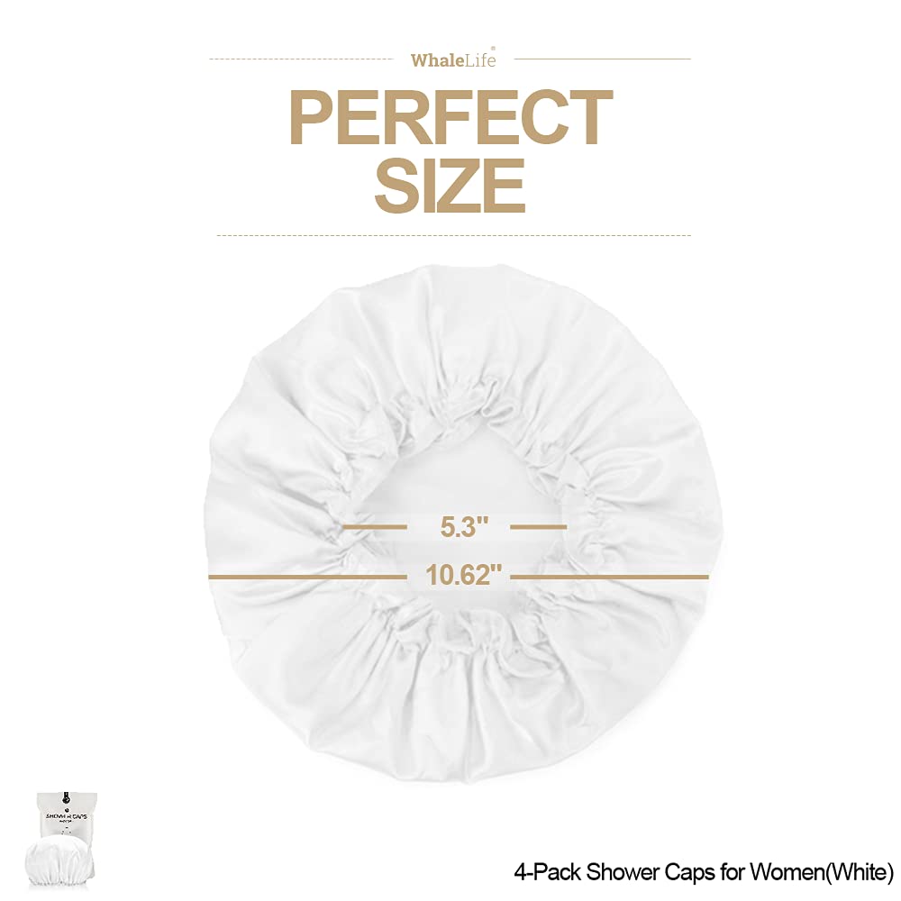 WhaleLife cap-douche coffret cadeau famille blanc, idéal pour partager l'hygiène.