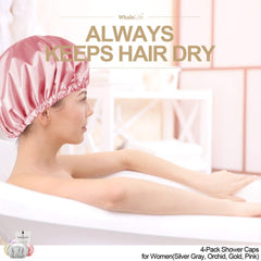 WhaleLife cap-douche-extralarge-elasticite-confort ajuste sans serrer.