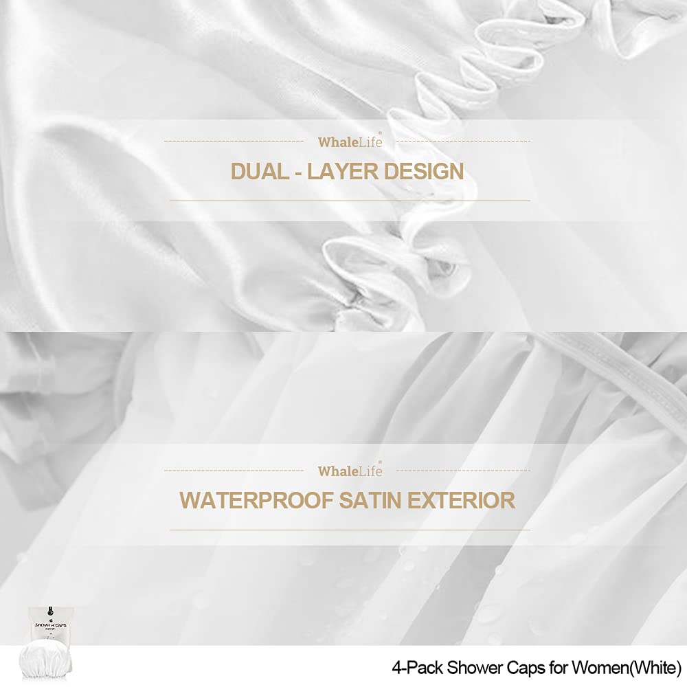 WhaleLife cap-douche portee-dans-la-douche blanc, utilisation simple et hygiénique.