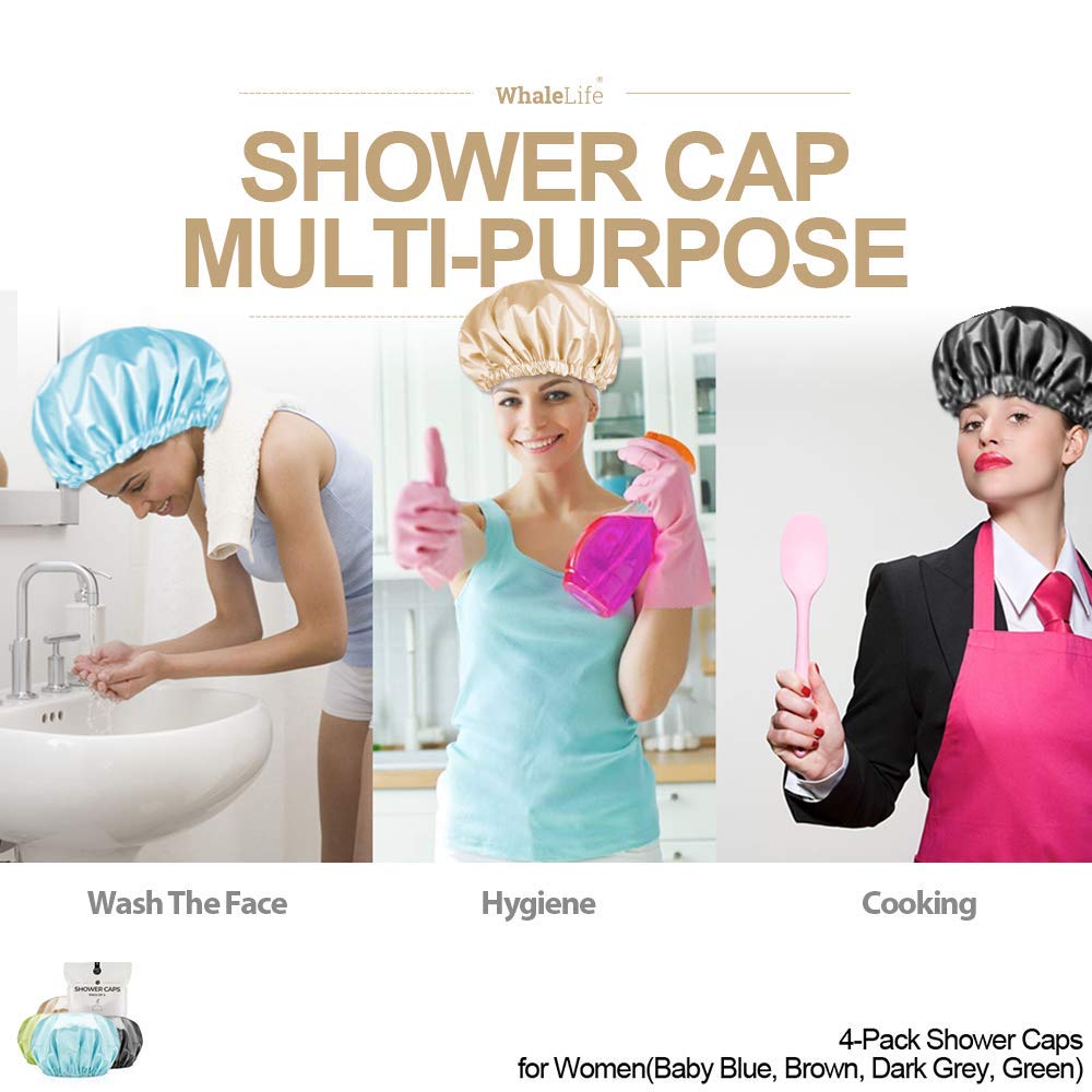 WhaleLife chapeau douche cadeau famille, idée pratique pour toute la famille