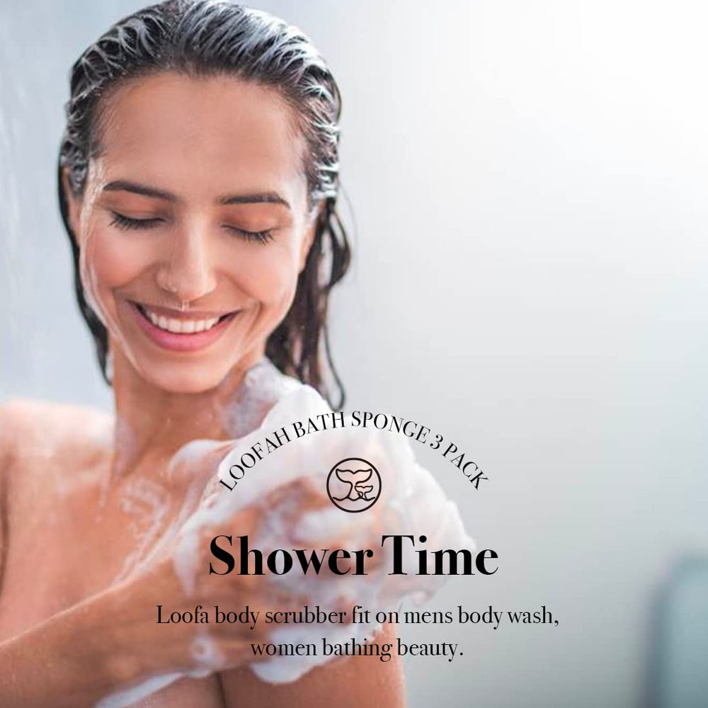 WhaleLife loofah suspendue pour un séchage rapide après usage