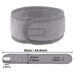 Bandeau Whaline-maquillage-visage-gris confortable et extensible