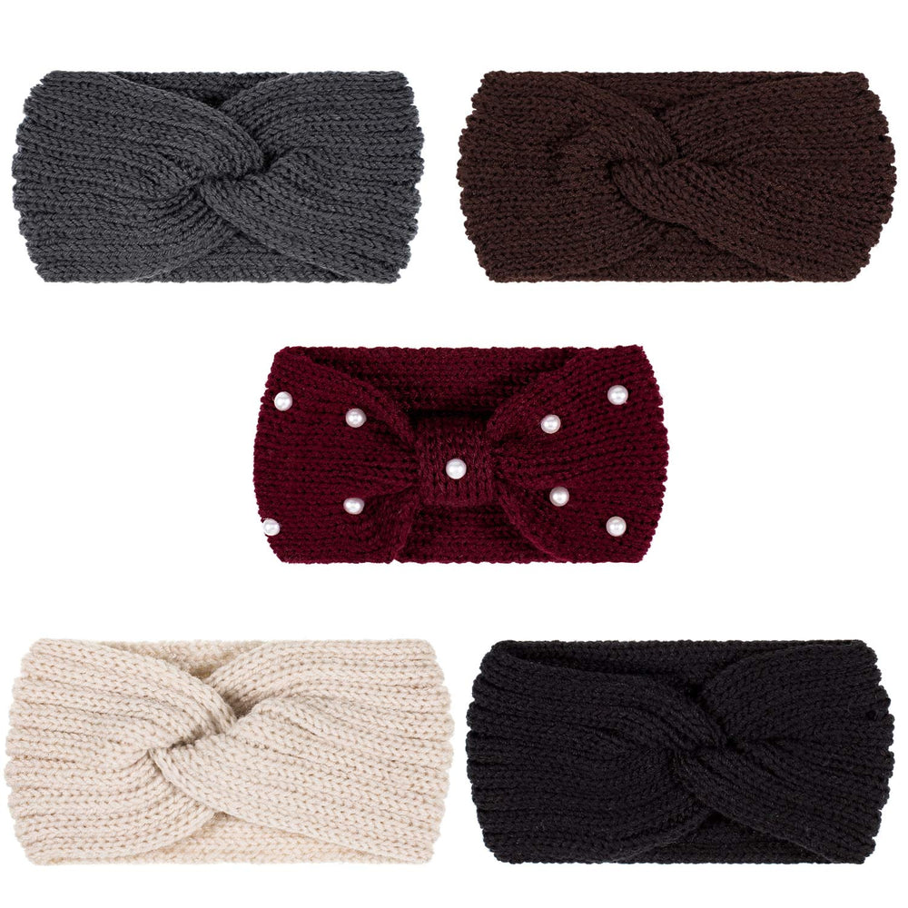 Whaline bandeau tricot noir, douceur et chaleur pour l’hiver