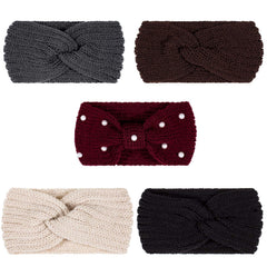 Whaline bandeau tricot noir, douceur et chaleur pour l’hiver