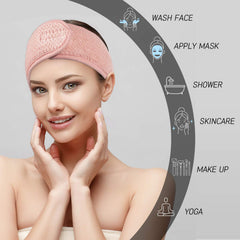 Bandeau Whaline gris clair visage, ajustement universel et confort.