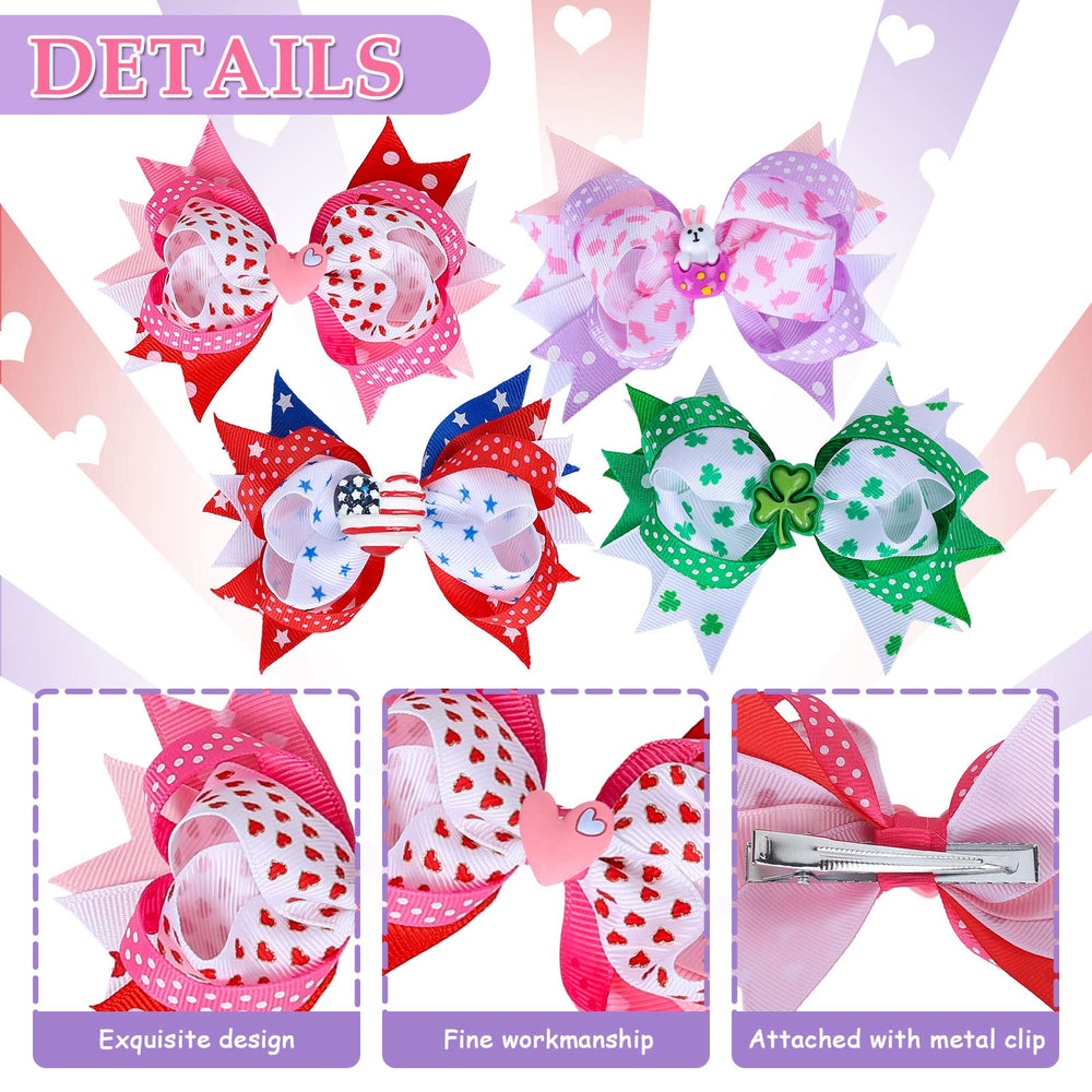 Whaline barrettes lapin Paques, idéales pour des coiffures mignonnes et sûres.