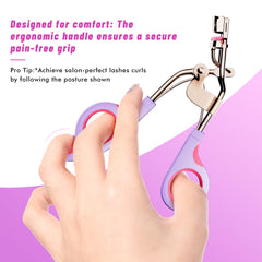 Whalrace pince-cils rose doré etui transparent facilite le rangement