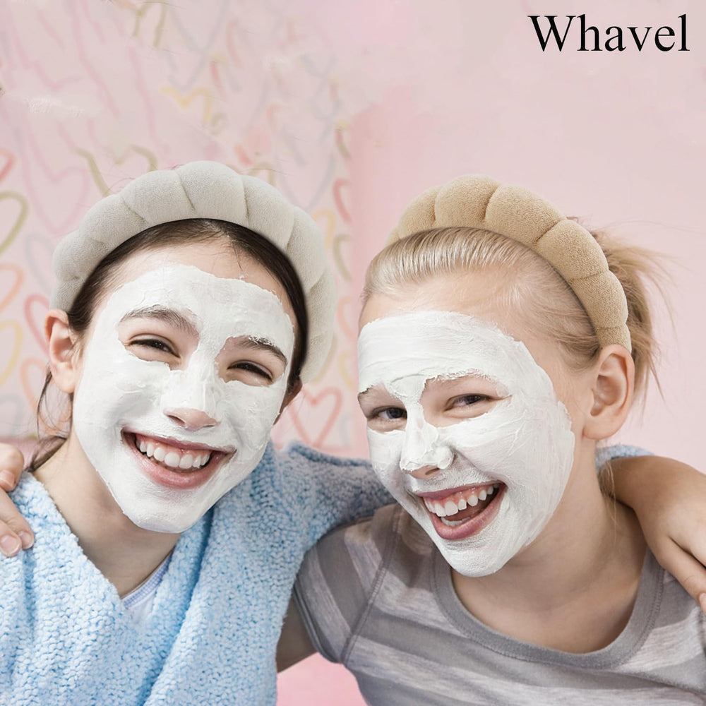 WHAVEL bandeau visage absorption élevée, idéal pour essuyer et sécher rapidement.