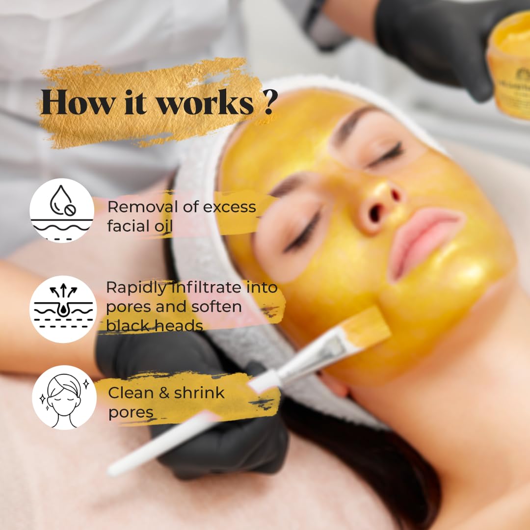 White Naturals cadeau luxe: masque Or 24K pour une peau radieuse