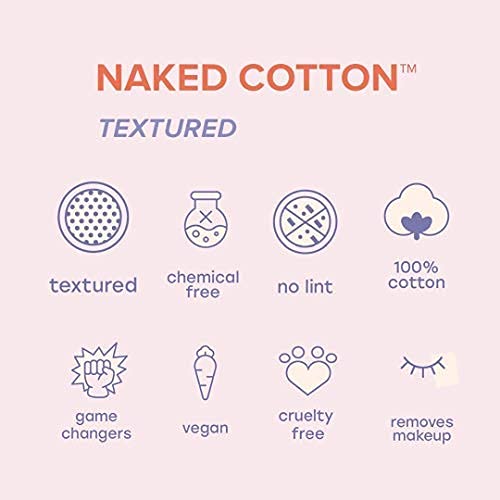 White Rabbit Naked Cotton Textured, utilisation micellaire simplifiée avec tampon doux.