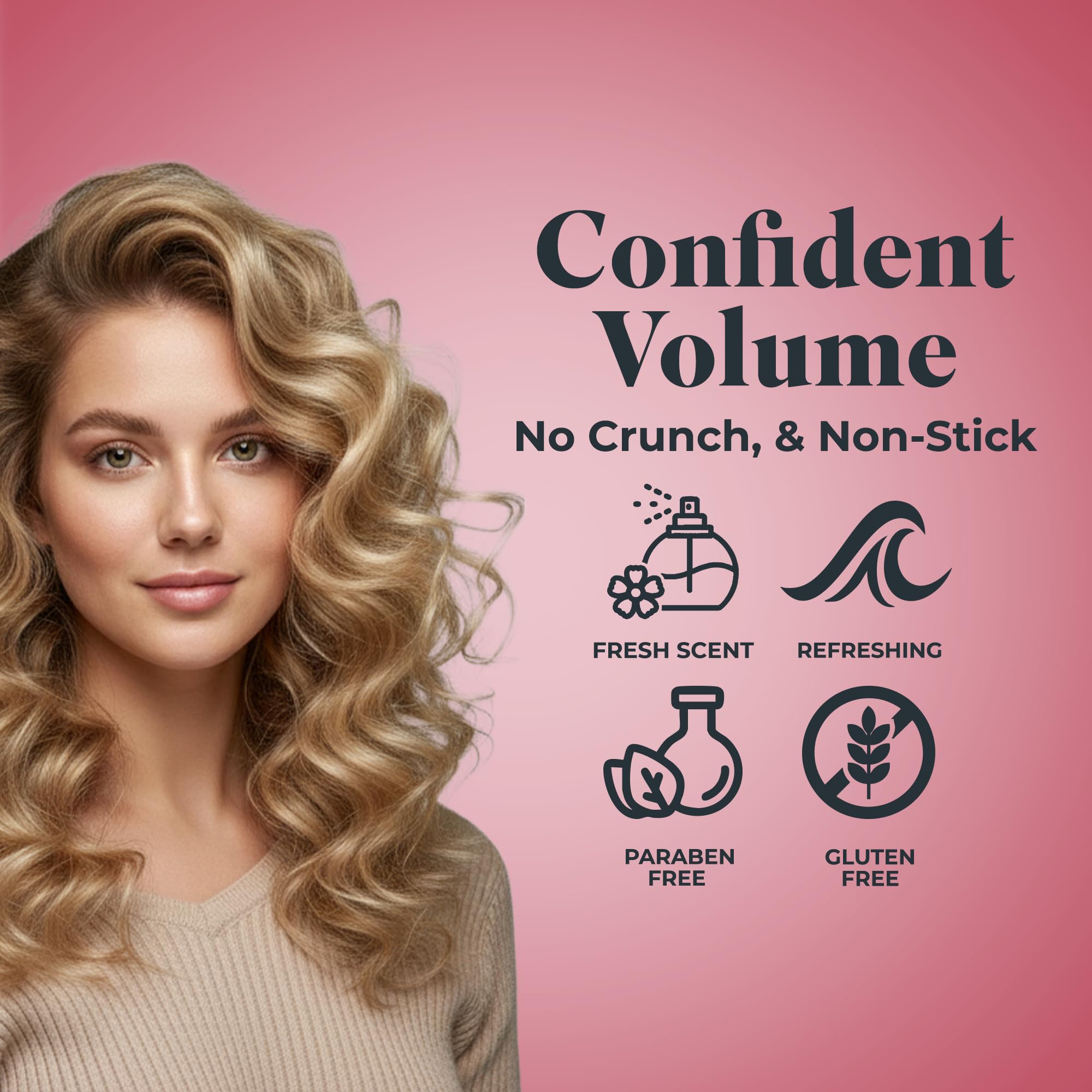 White Rain Mousse Volume – frizz-controle et brillance naturelle.