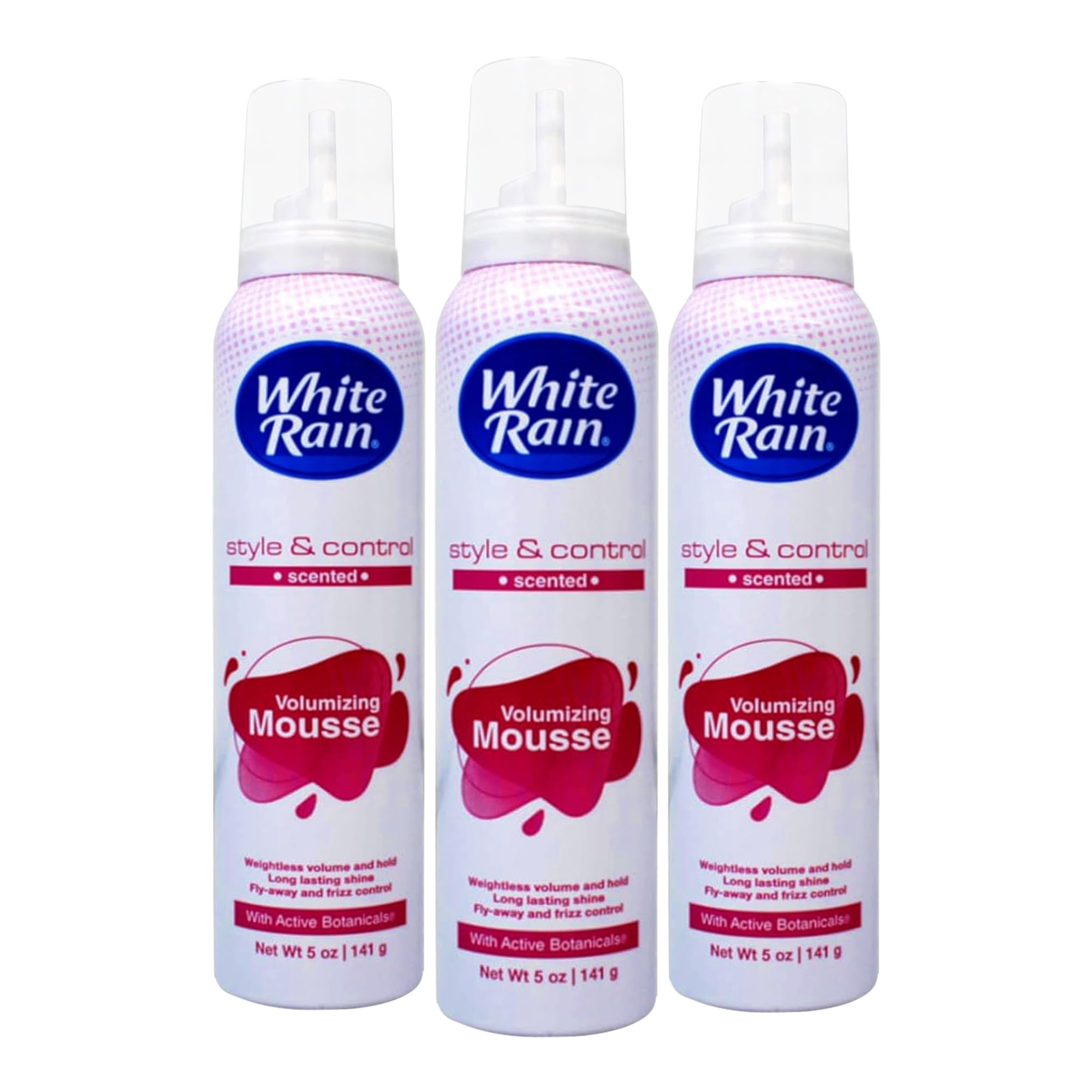 White Rain Mousse Volume – lift-racines pour un volume durable.