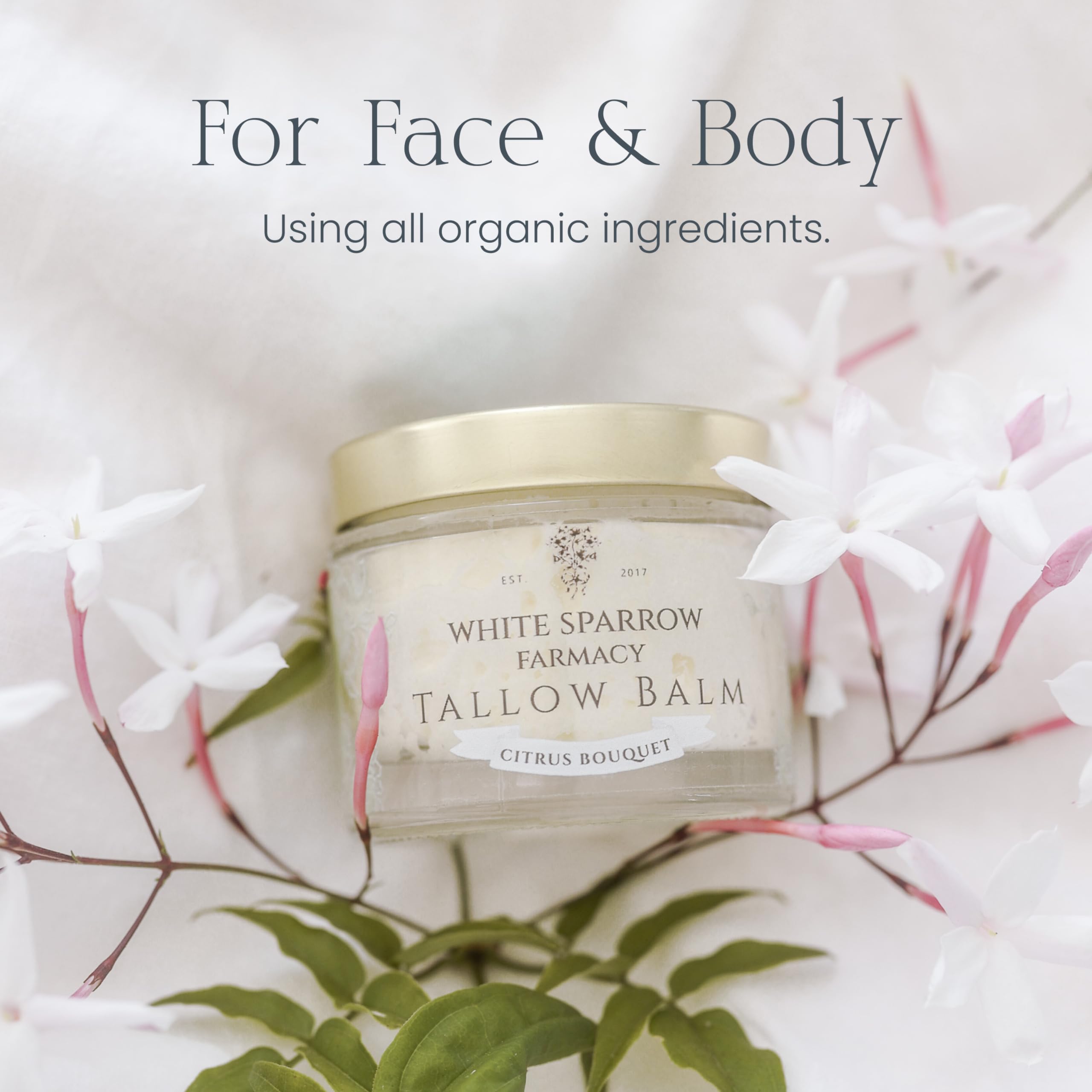 Emballage éthique et artisanal de White Sparrow Farmacy