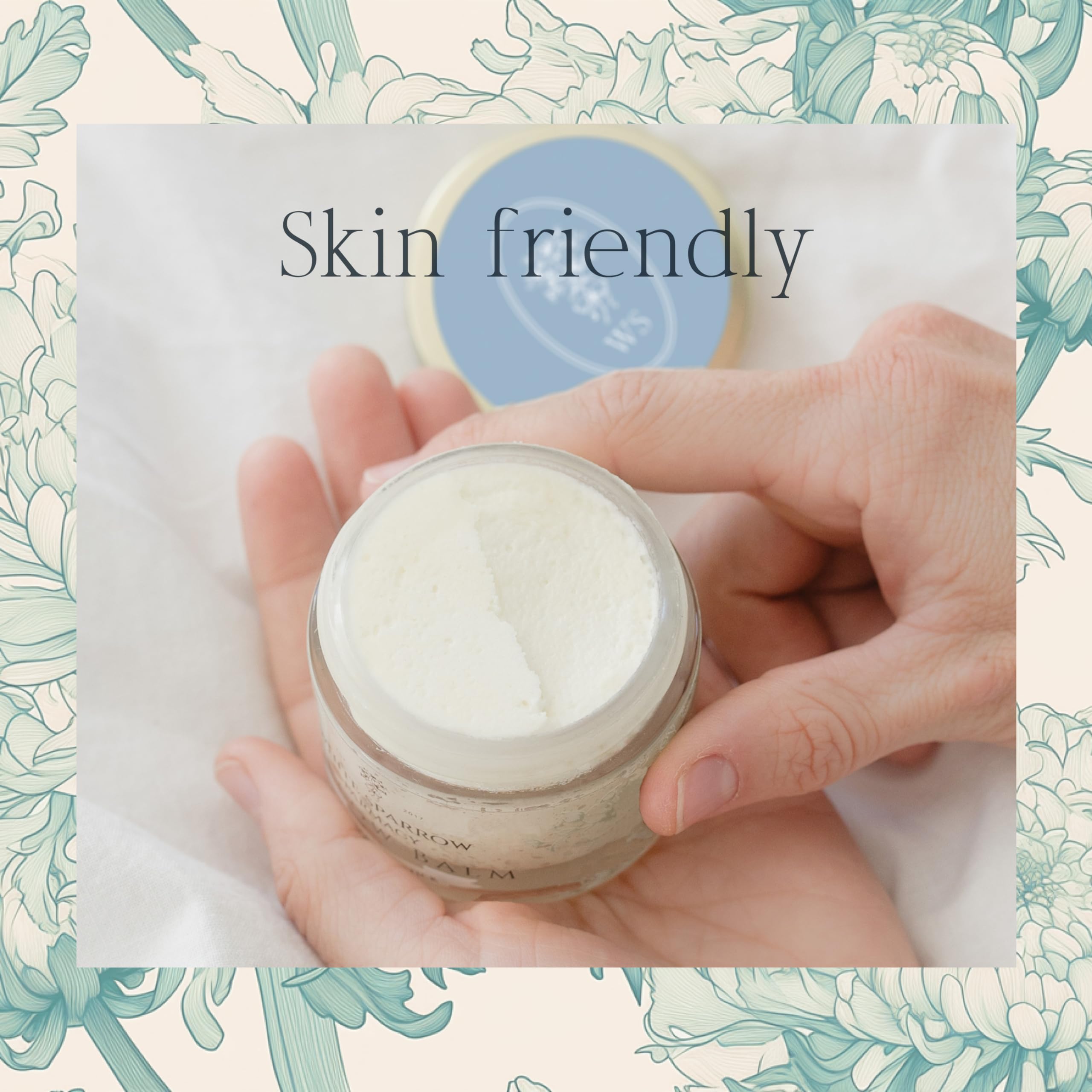 Utilisation visage et corps du baume au suif White Sparrow Farmacy.