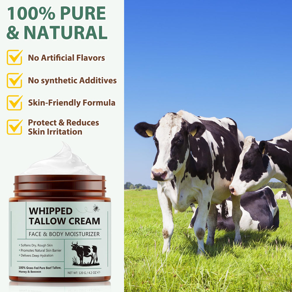 WHLH & WELL-BEING graisse-boeuf baume-miel-pot: hydratation intense et soin nourrissant.