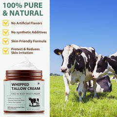 WHLH & WELL-BEING graisse-boeuf baume-miel-pot: hydratation intense et soin nourrissant.