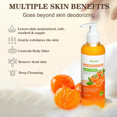Wigarjur: extraits persimmon et thé vert pour une sensation fraîche.