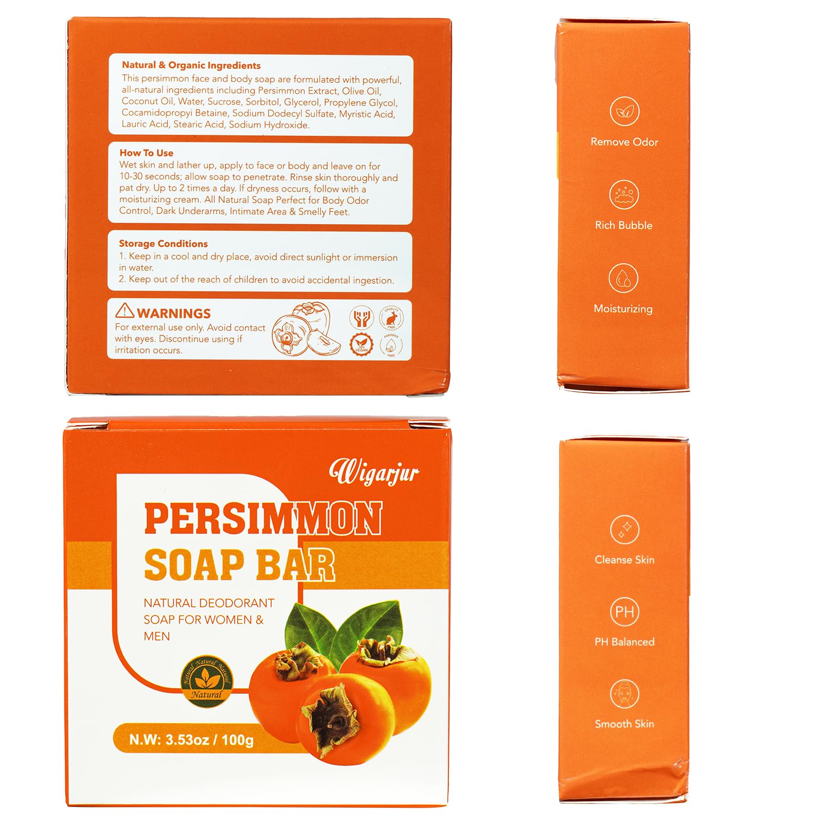 Wigarjur Persimmon – usage quotidien pour une sensation de propreté