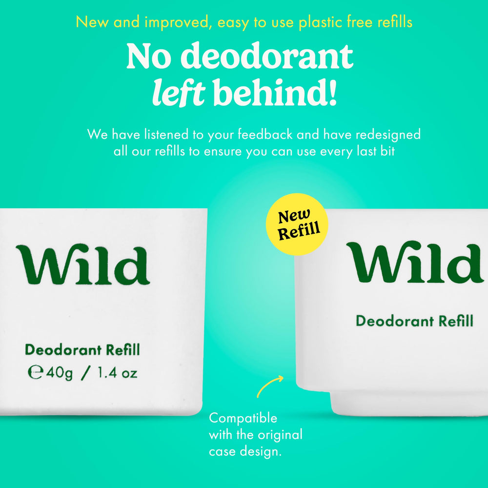 Wild déodorant Frais coton et sel de mer, parfum frais et durable.