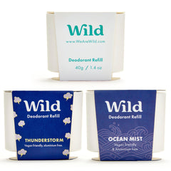 Wild Déodorant Frais Coton et Sel Marin, fraîcheur durable.