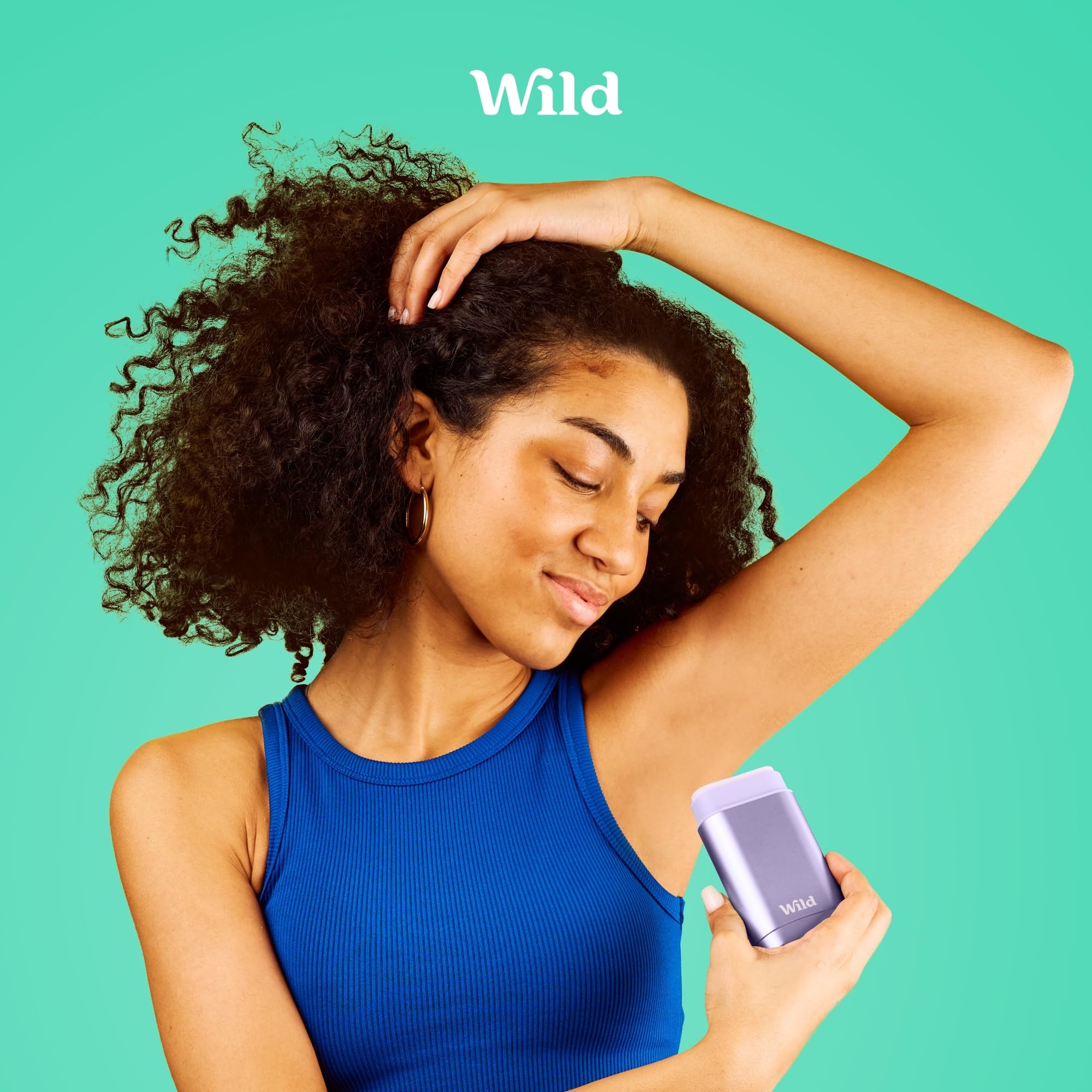Wild déodorant utilisation quotidienne, facile à appliquer après la douche.