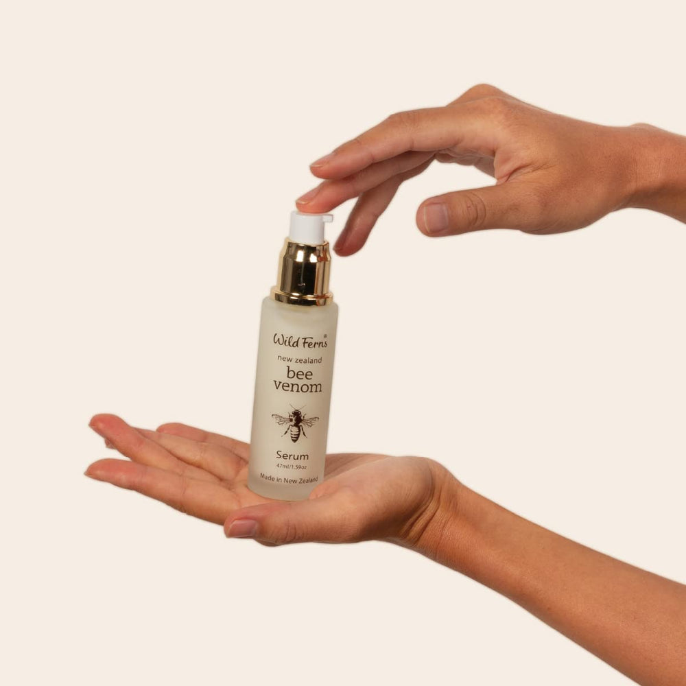Wild Ferns gouttes sur peau visage, venin abeille et miel pour nourrir.