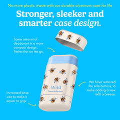 Wild Monty: formule sans aluminium, adaptée aux peaux sensibles.