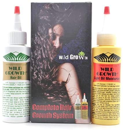 Wild Growth ensemble de soins cheveux—routine simplifiée pour nourrir et démêler.