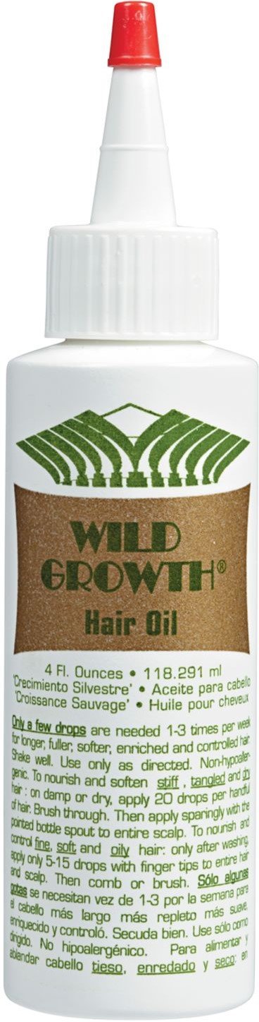 Huile Wild Growth, bouteille 120 ml prête à hydrater et nourrir les longueurs.