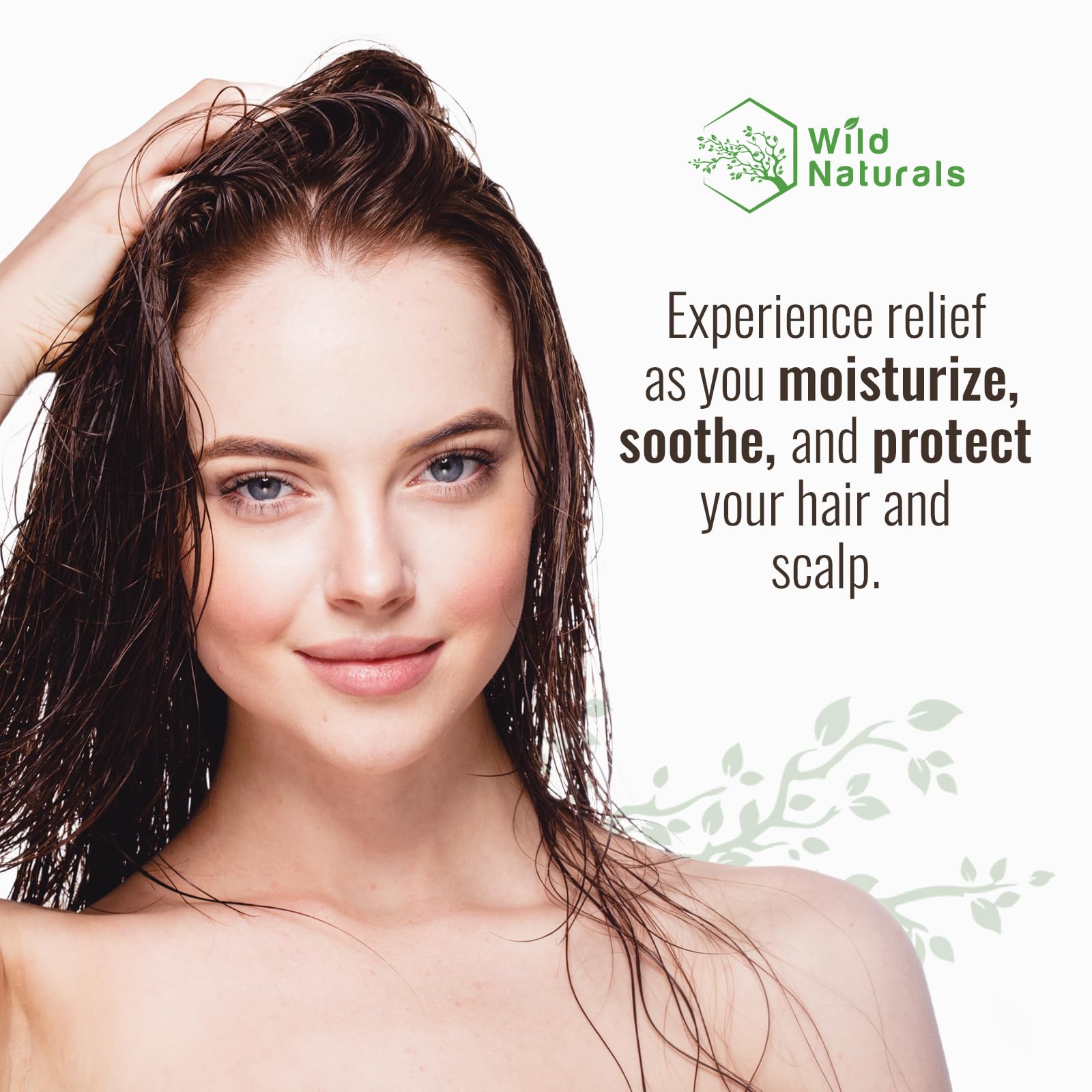 Wild Naturals Aloe Vera – base concentrée qui nourrit le cuir chevelu.